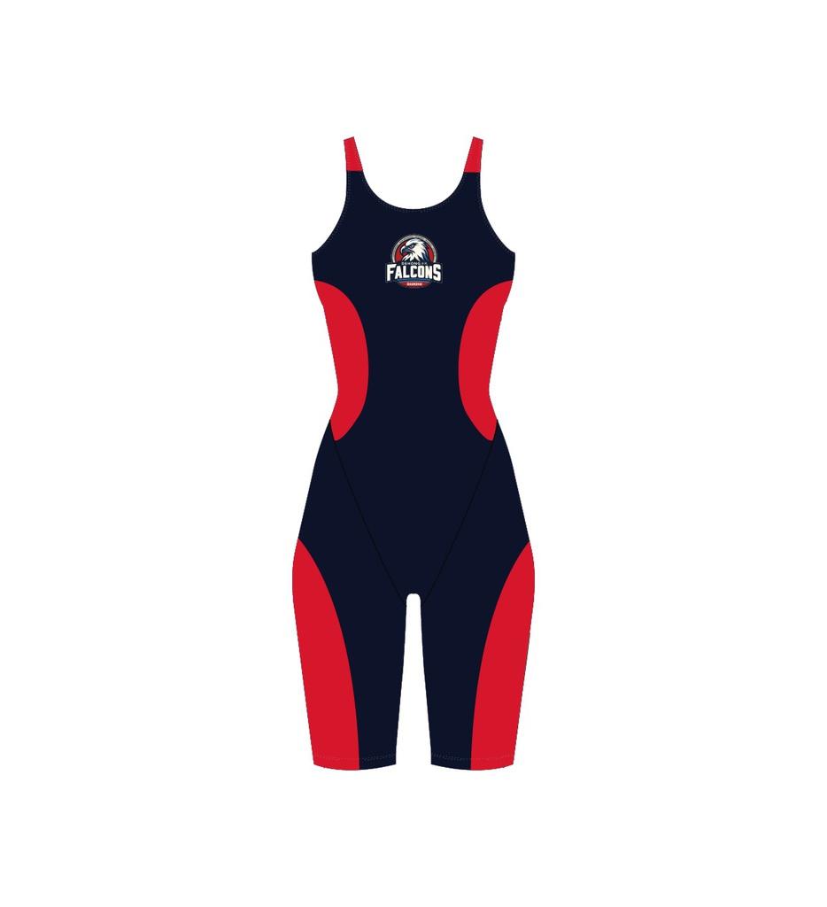 DEMH Falcons Knee-Length Racing Swimsuit