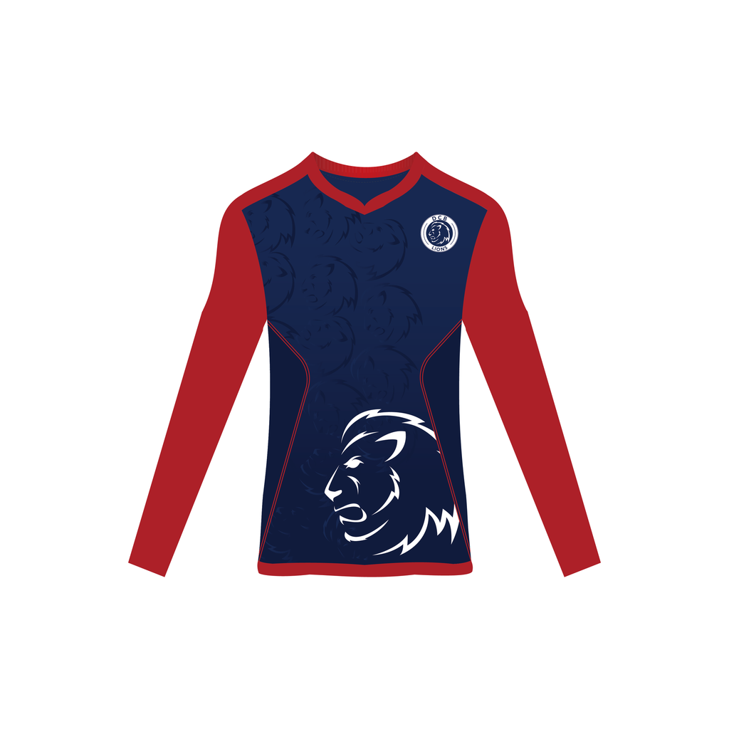 DCB Lions Badminton Long Sleeve Shirt 