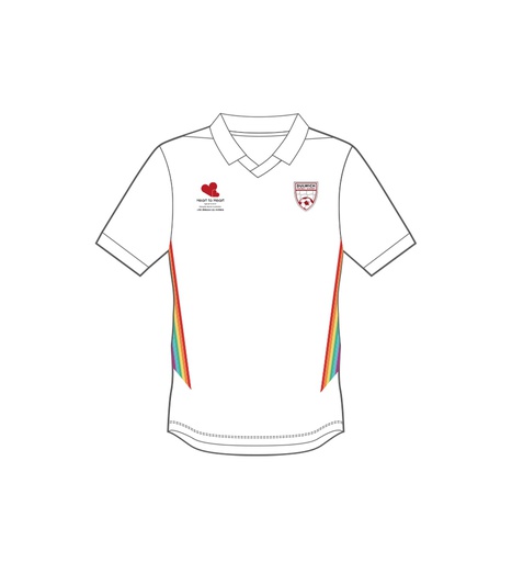 Kids Short Sleeve Jersey - White (Away match shirt)
